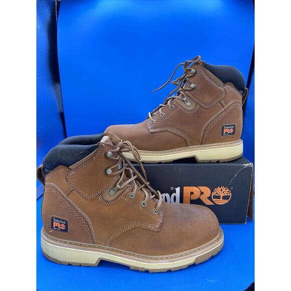 Timberland PRO Men's Pit Boss 6" Steel Toe Work Boot Wheat Size 11 SEE PICS - Picture 1 of 6